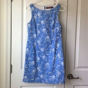 Vineyard Vines Hermit Crab Print Shift Dress